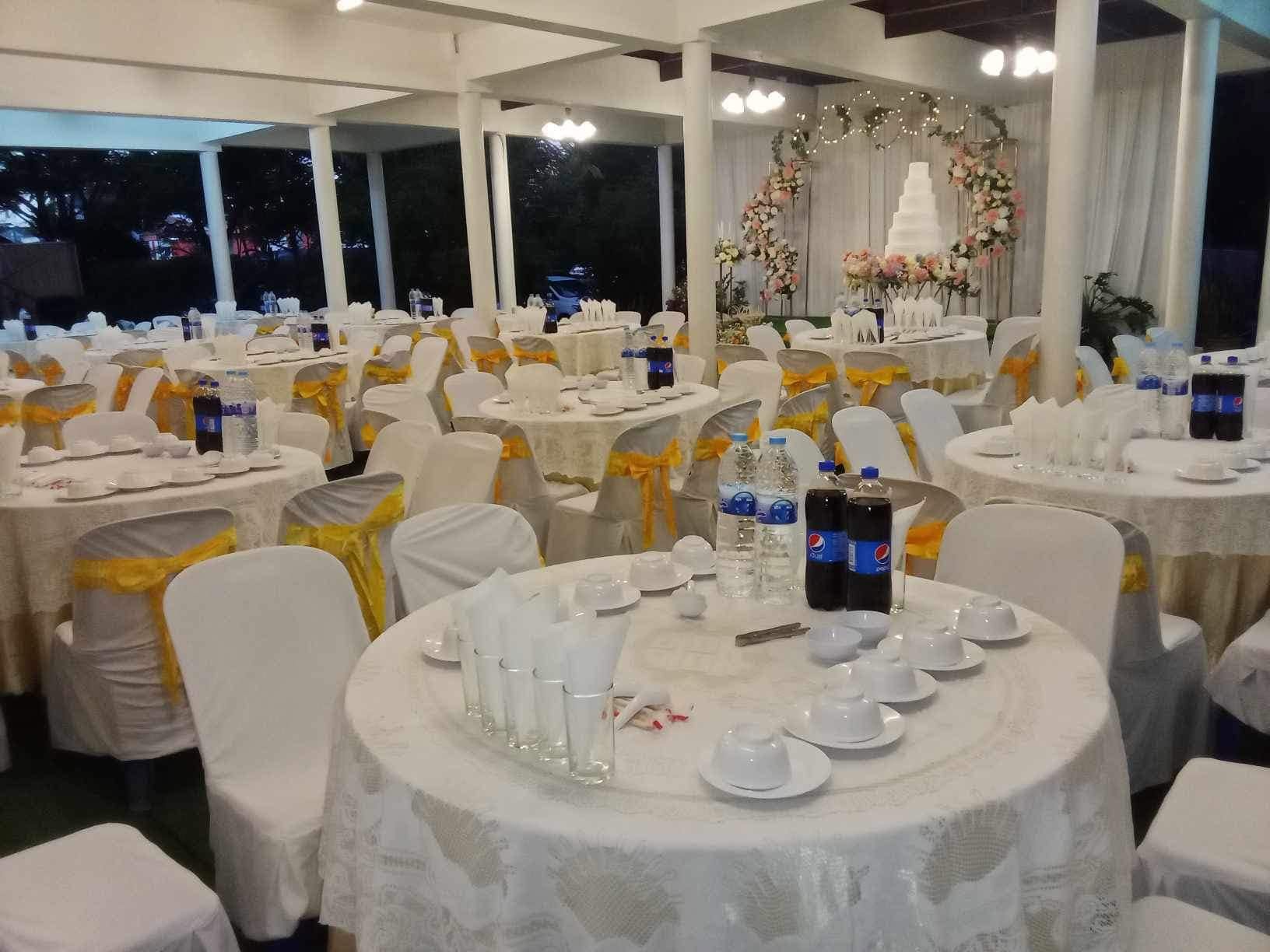 บรรยากาศการจัดเลี้ยงโต๊ะจีน 1