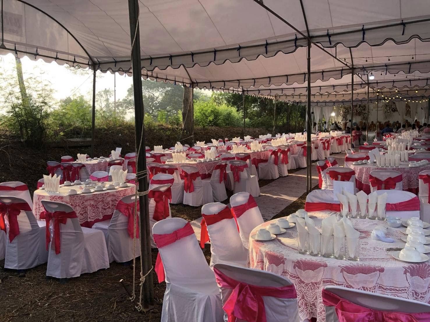 บรรยากาศการจัดเลี้ยงโต๊ะจีน 13