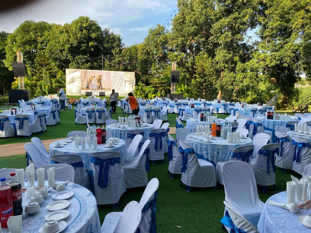 บรรยากาศการจัดเลี้ยงโต๊ะจีน 19