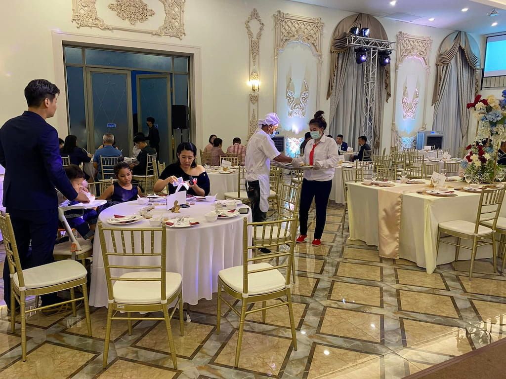 บรรยากาศการจัดเลี้ยงโต๊ะจีน 26