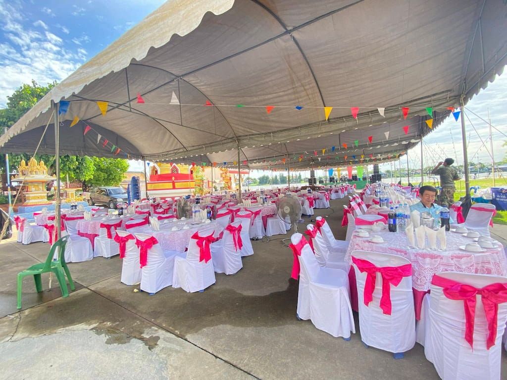 บรรยากาศการจัดเลี้ยงโต๊ะจีน 27