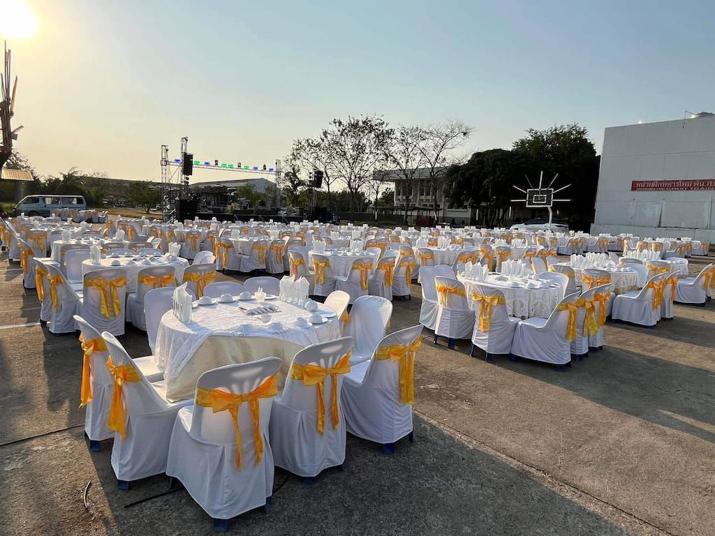 บรรยากาศการจัดเลี้ยงโต๊ะจีน 30