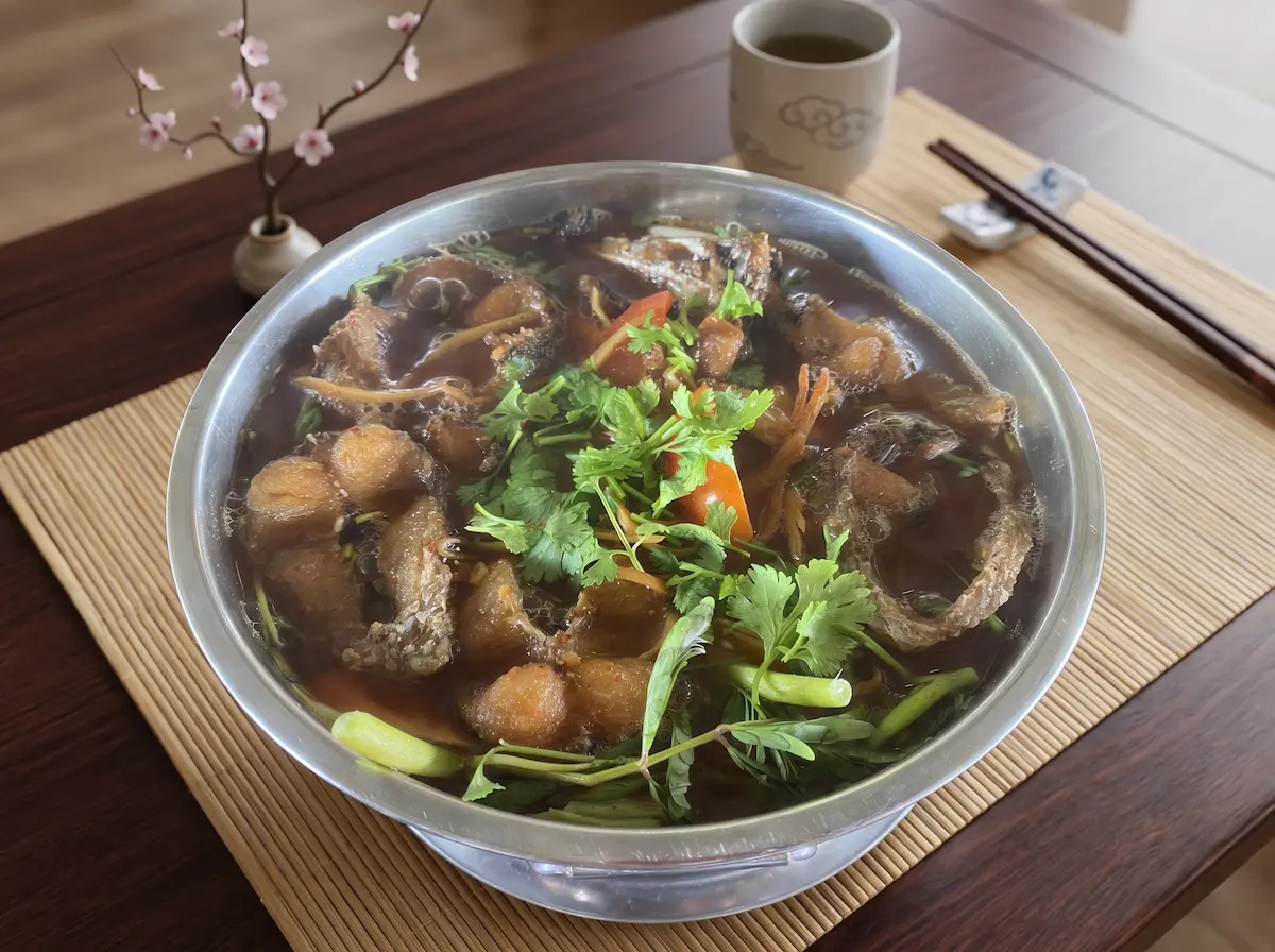 ต้มยำปลาคังหม้อไฟ